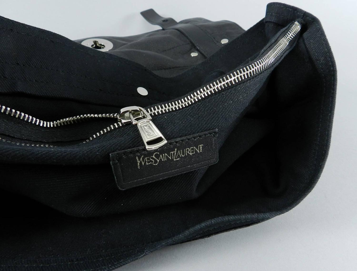 YSL Yves Saint Laurent Muse Two 2 Black Bag / Purse at 1stdibs  