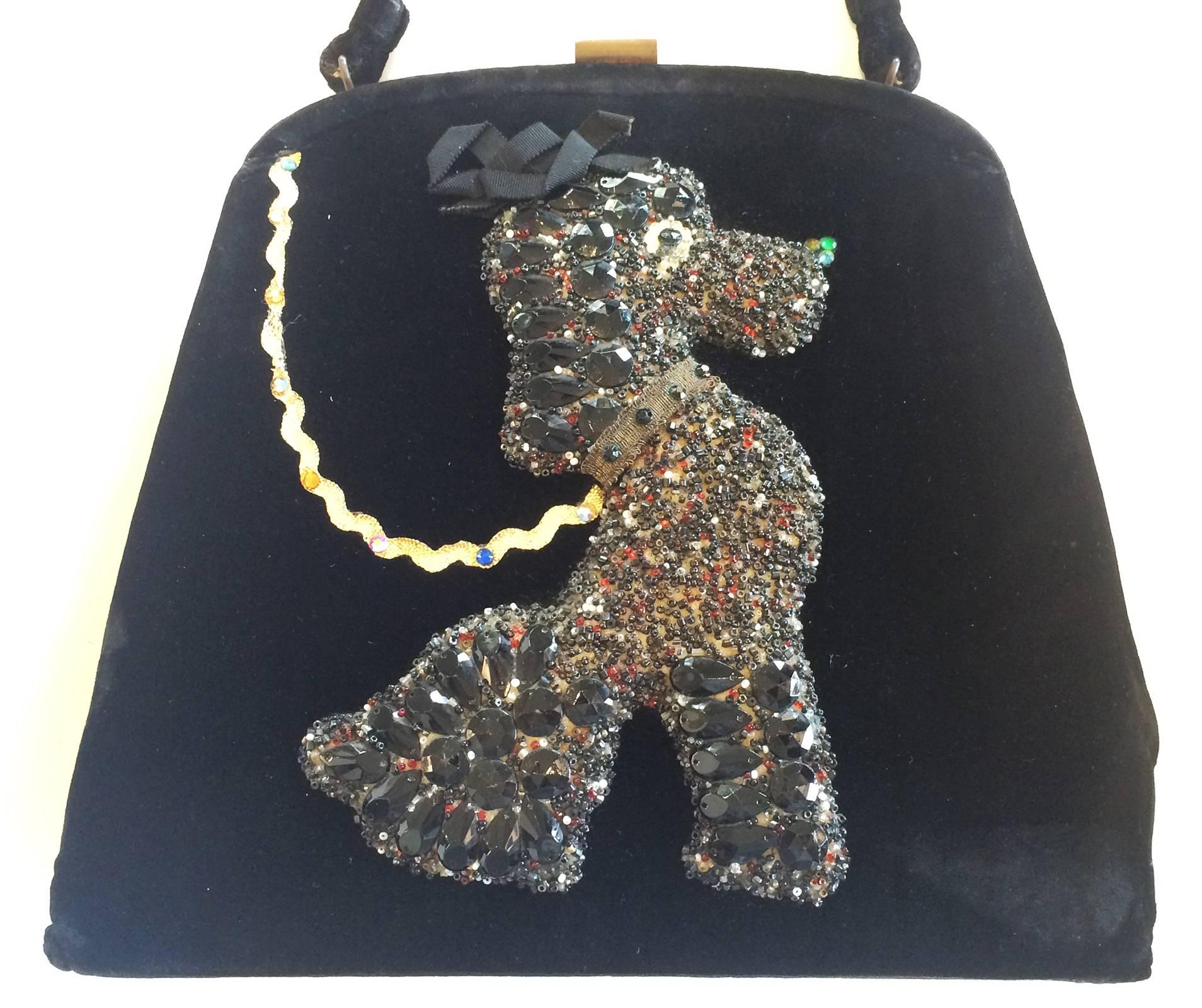 1940s Poodle Handbag by Worldwide known, 