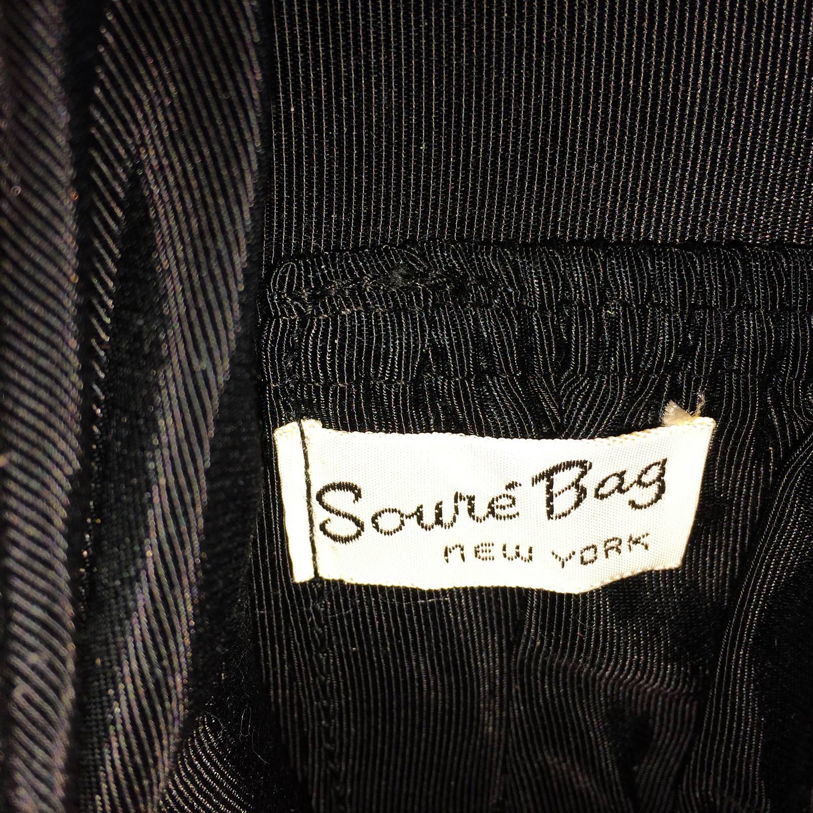 Black Rare Poodle Purse Handbag made by Soure New York