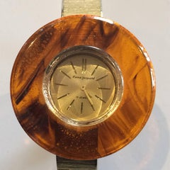 Mid Century Bakelite watch by Pierre Jacquard
