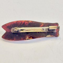 Art Deco French Egyptian Revival Cicada Brooch Pin