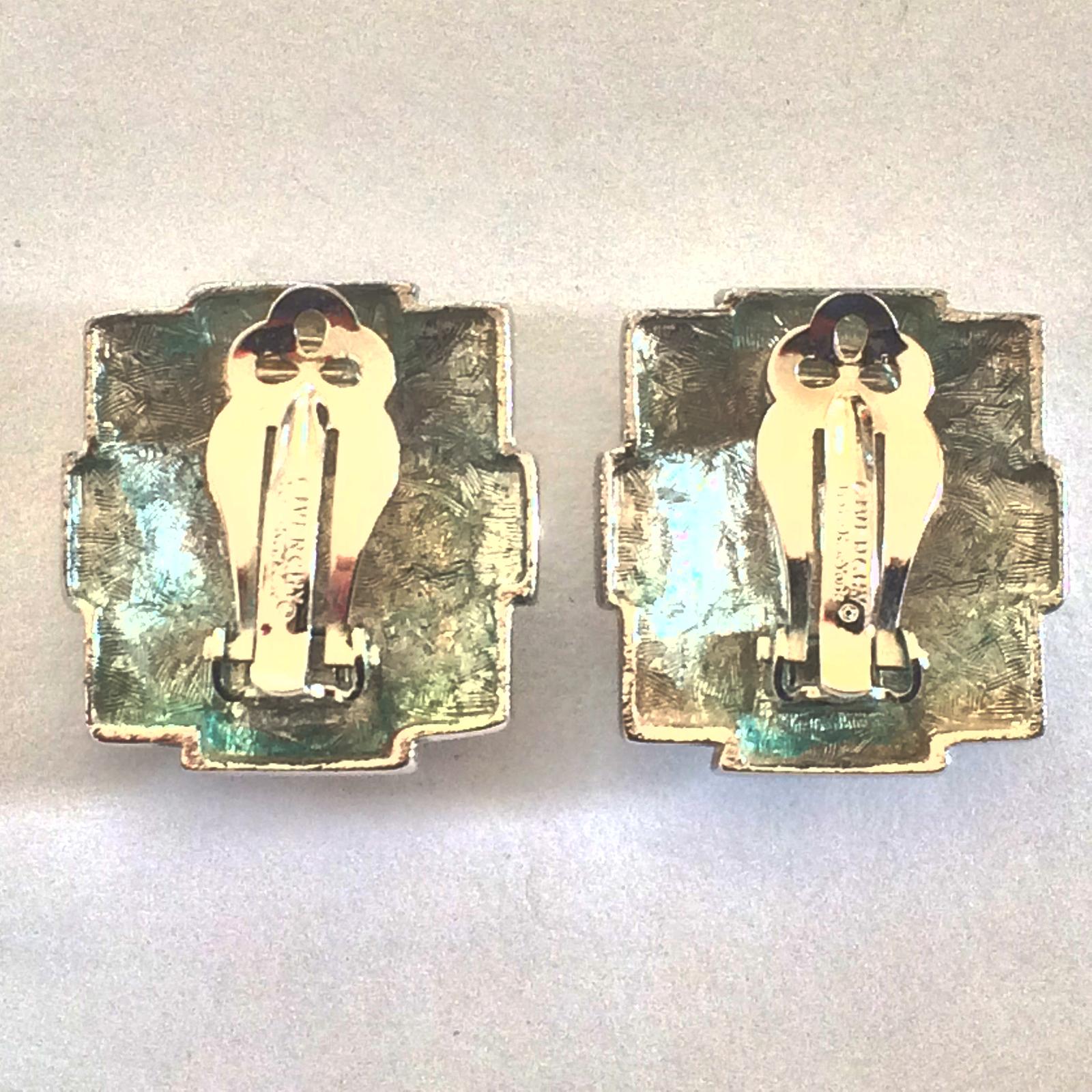 Women's Art Deco Revival Clip earrings by Givenchy