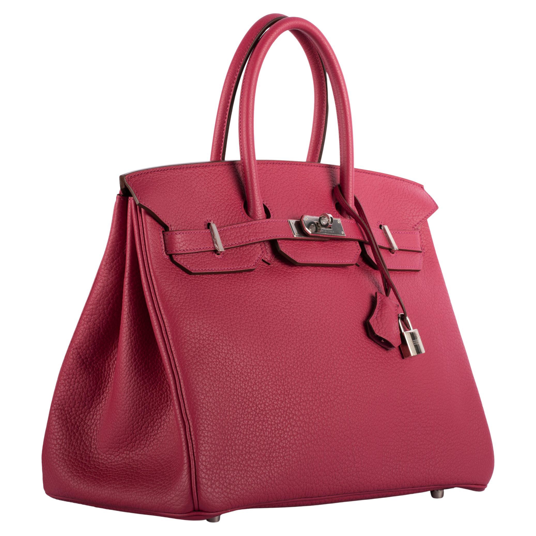 1stdibs Exclusive Hermès Birkin 35cm Braise “China Flag” Porosus