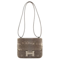 Hermès Constance 18cm Mini Ombré Lizard Palladium Hardware