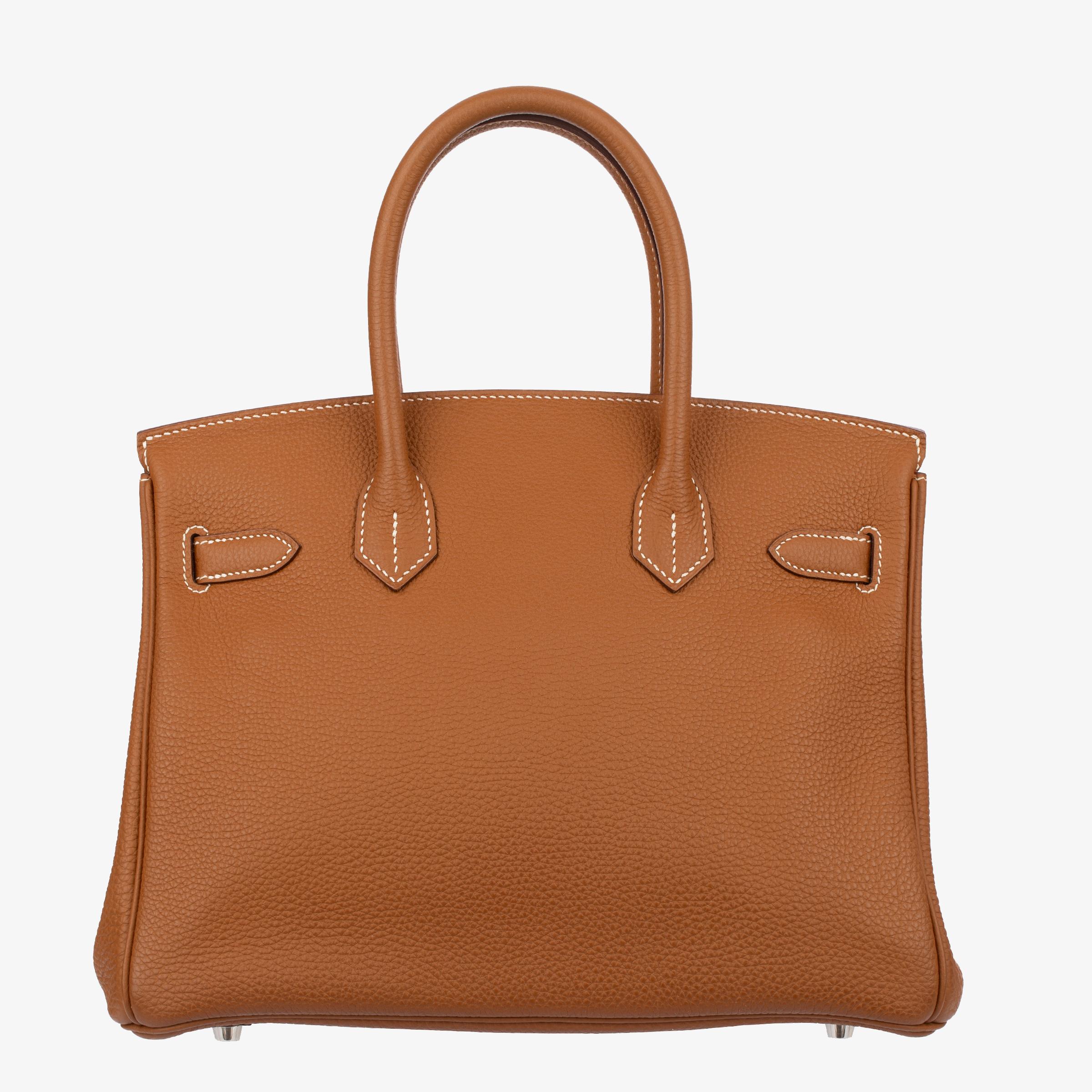 Hermes Birkin 30cm Gold Togo Leder Palladium Hardware im Zustand „Hervorragend“ im Angebot in Sydney, New South Wales