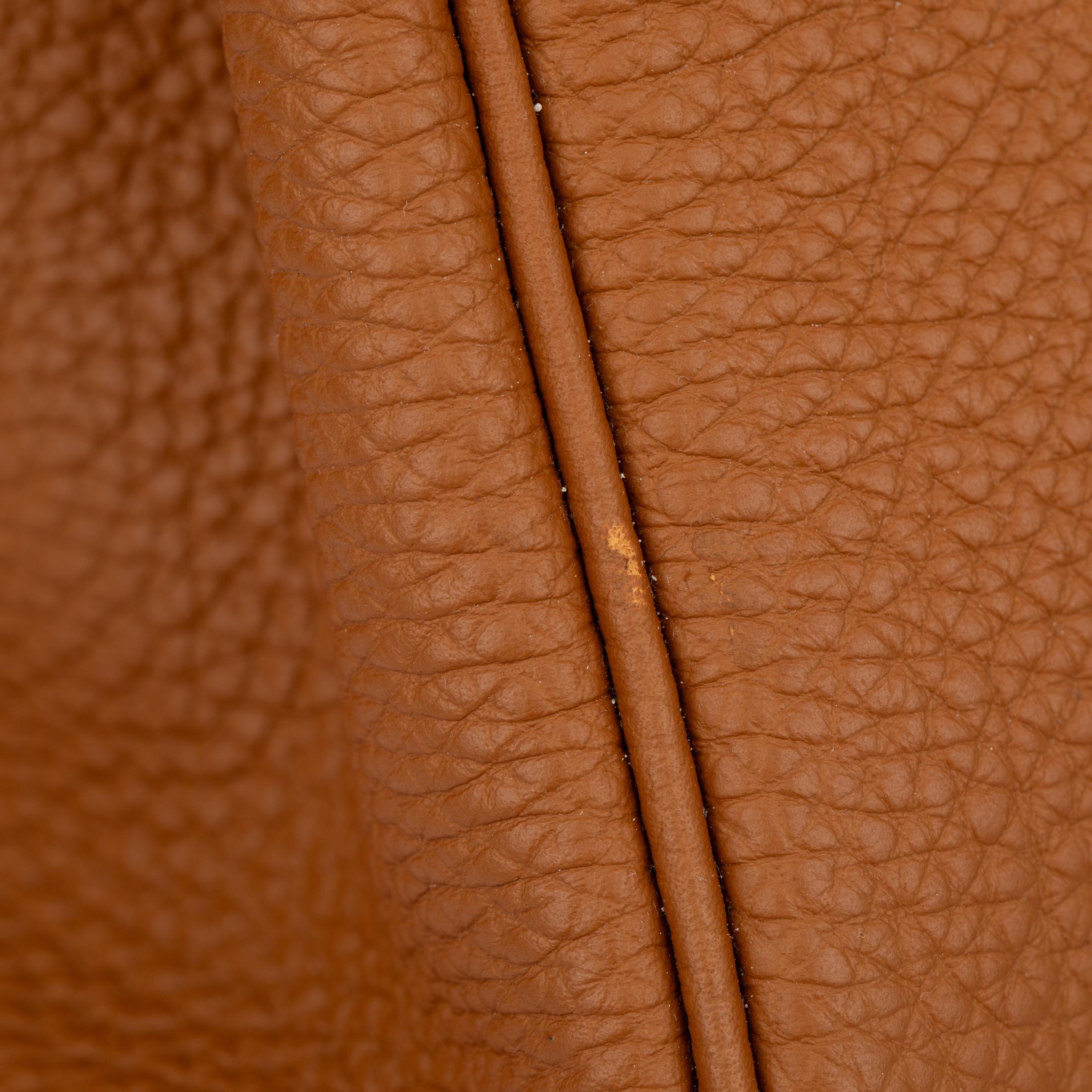 Hermes Birkin 30cm Gold Togo Leder Palladium Hardware im Angebot 6