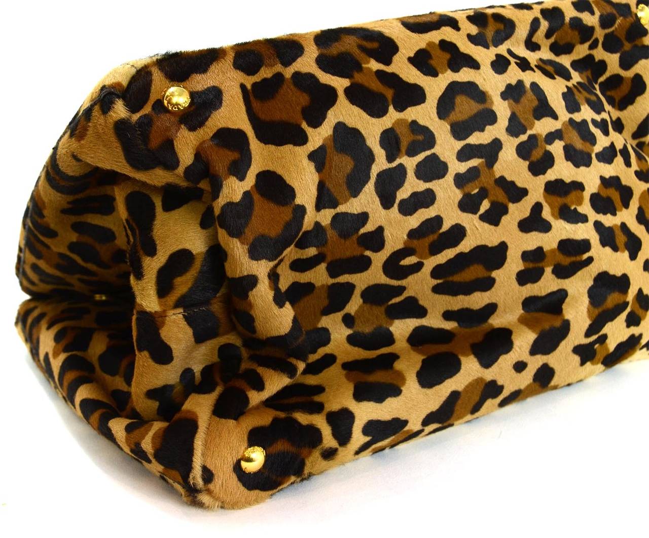 black leopard purse