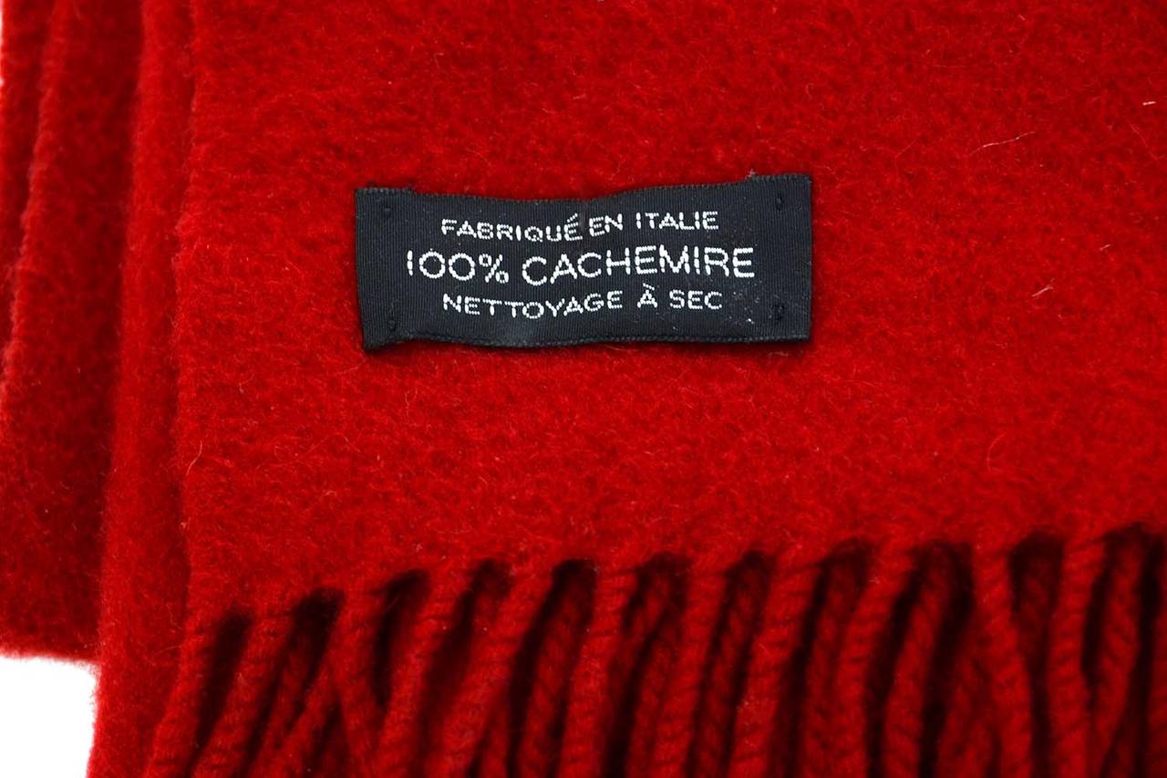 red hermes blanket