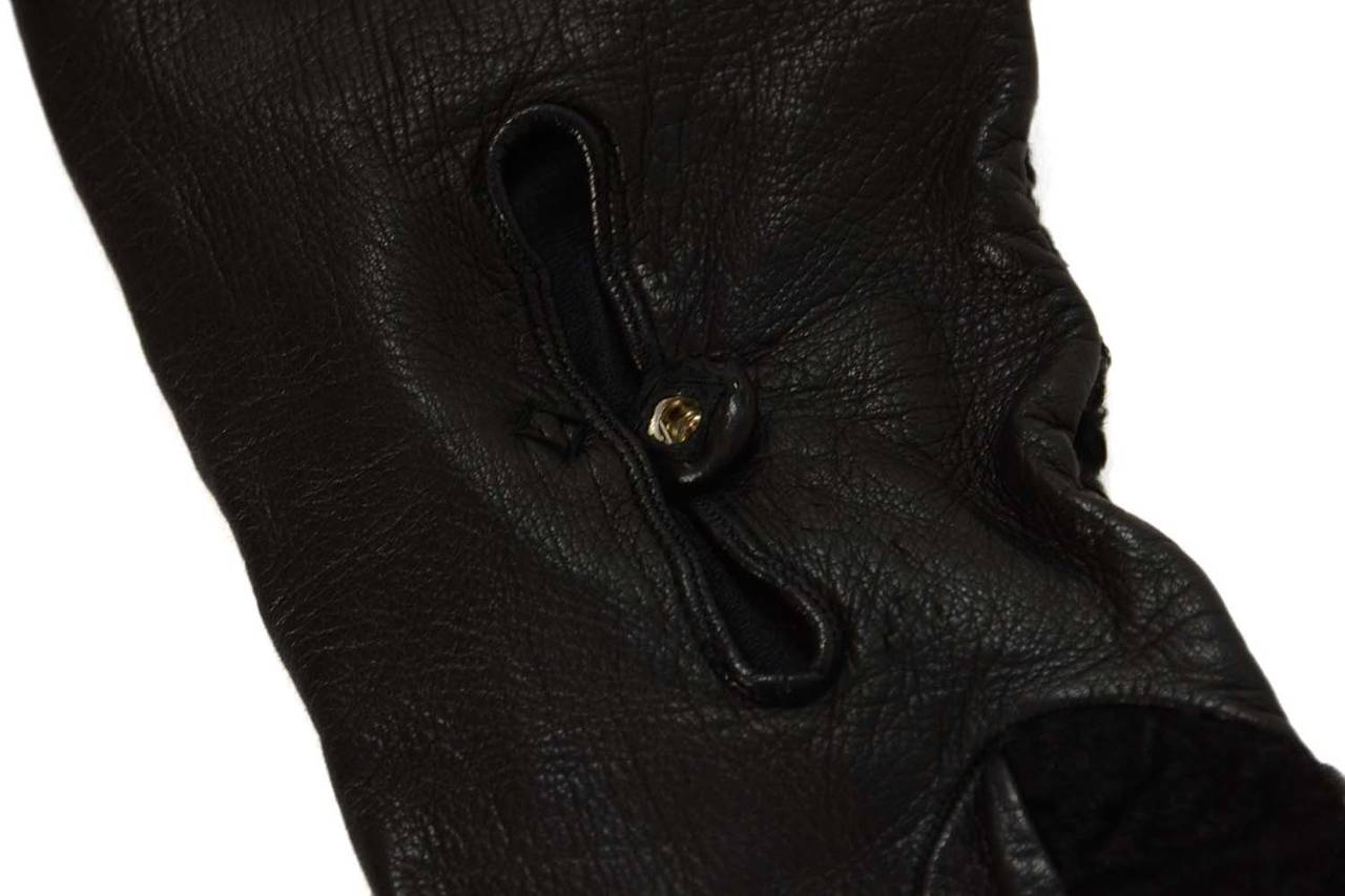 prada men's leather gloves