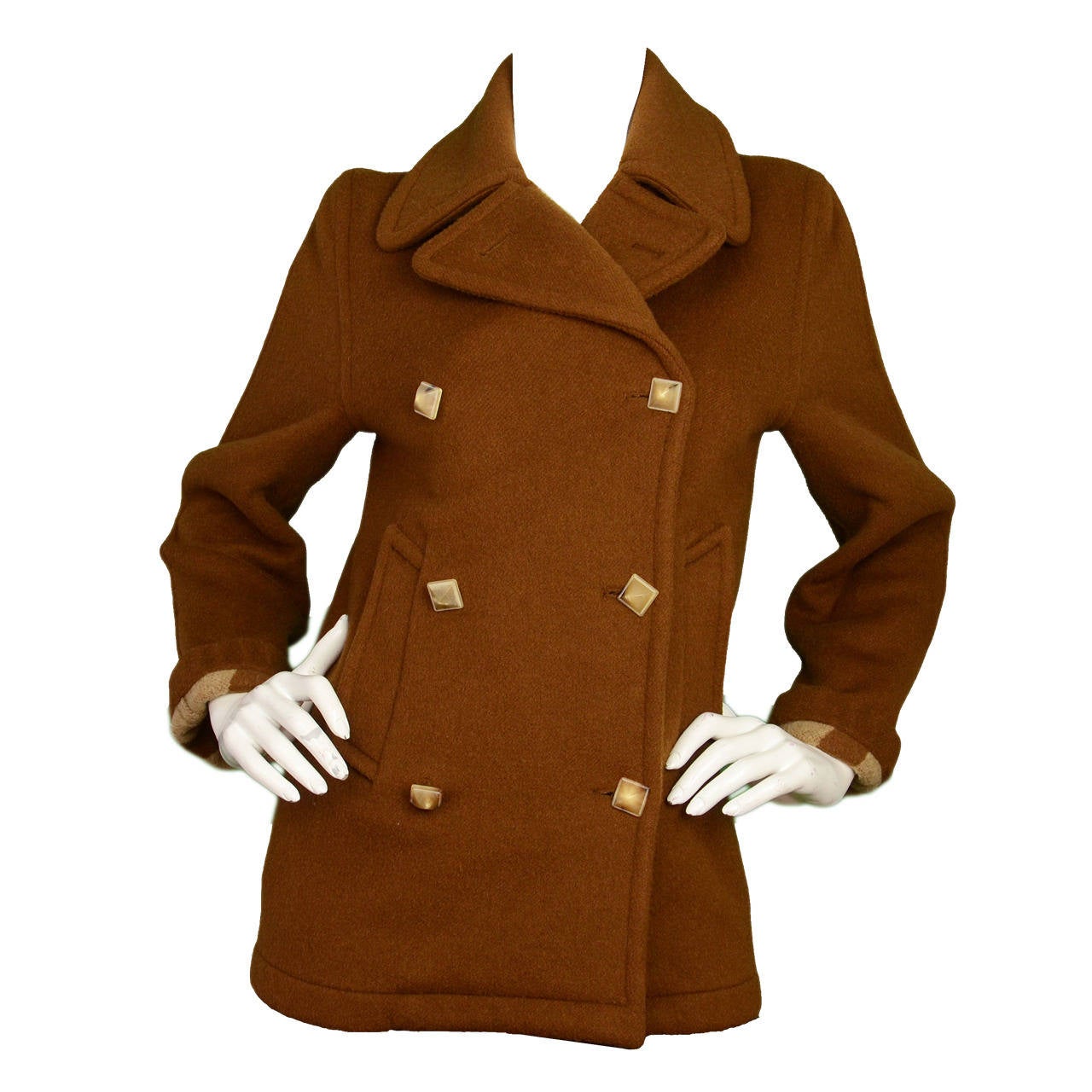 hermes peacoat