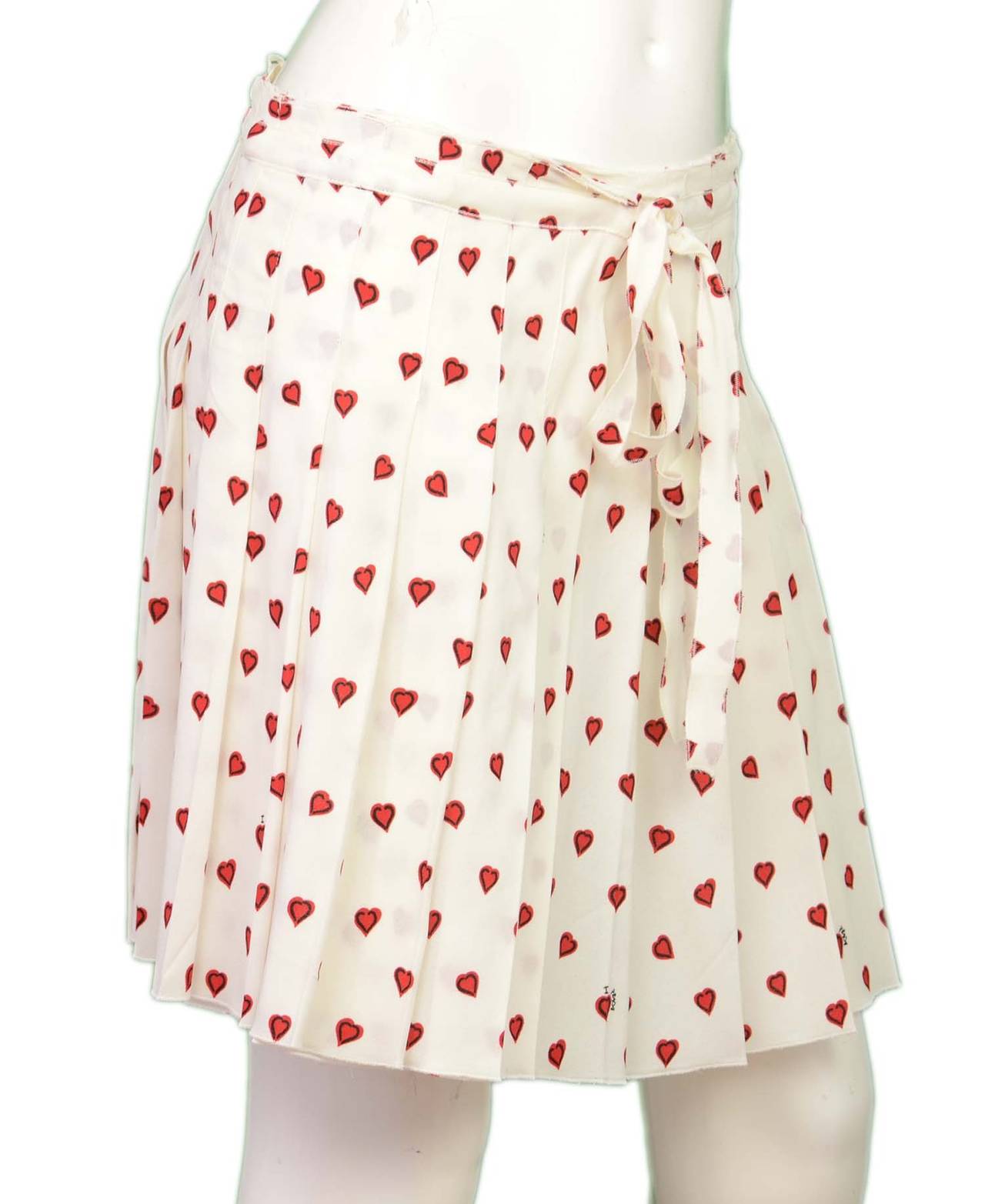 prada silk skirt