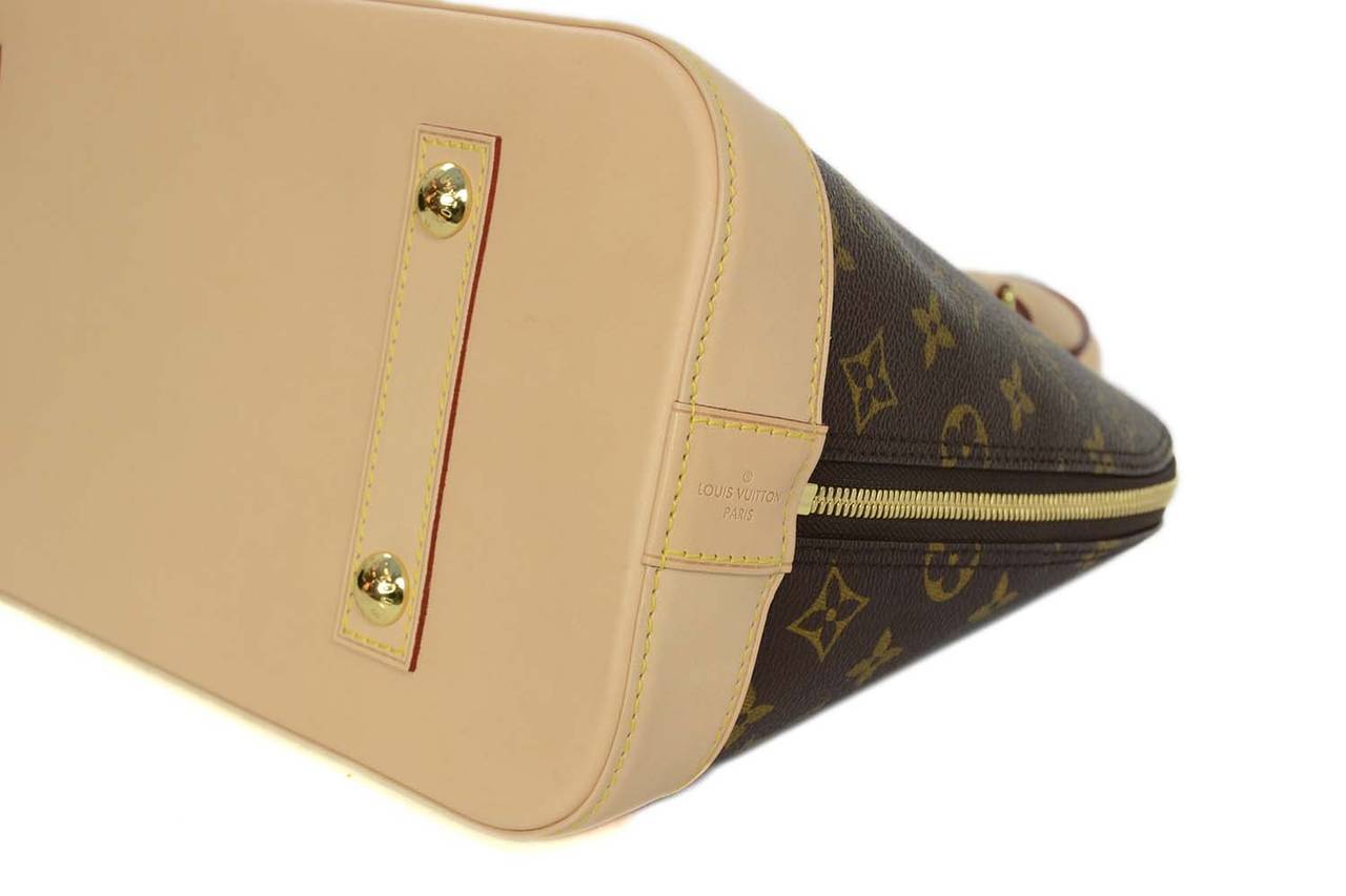 LOUIS VUITTON 2015 Coated Canvas Alma MM Bag rt $1, 810 1