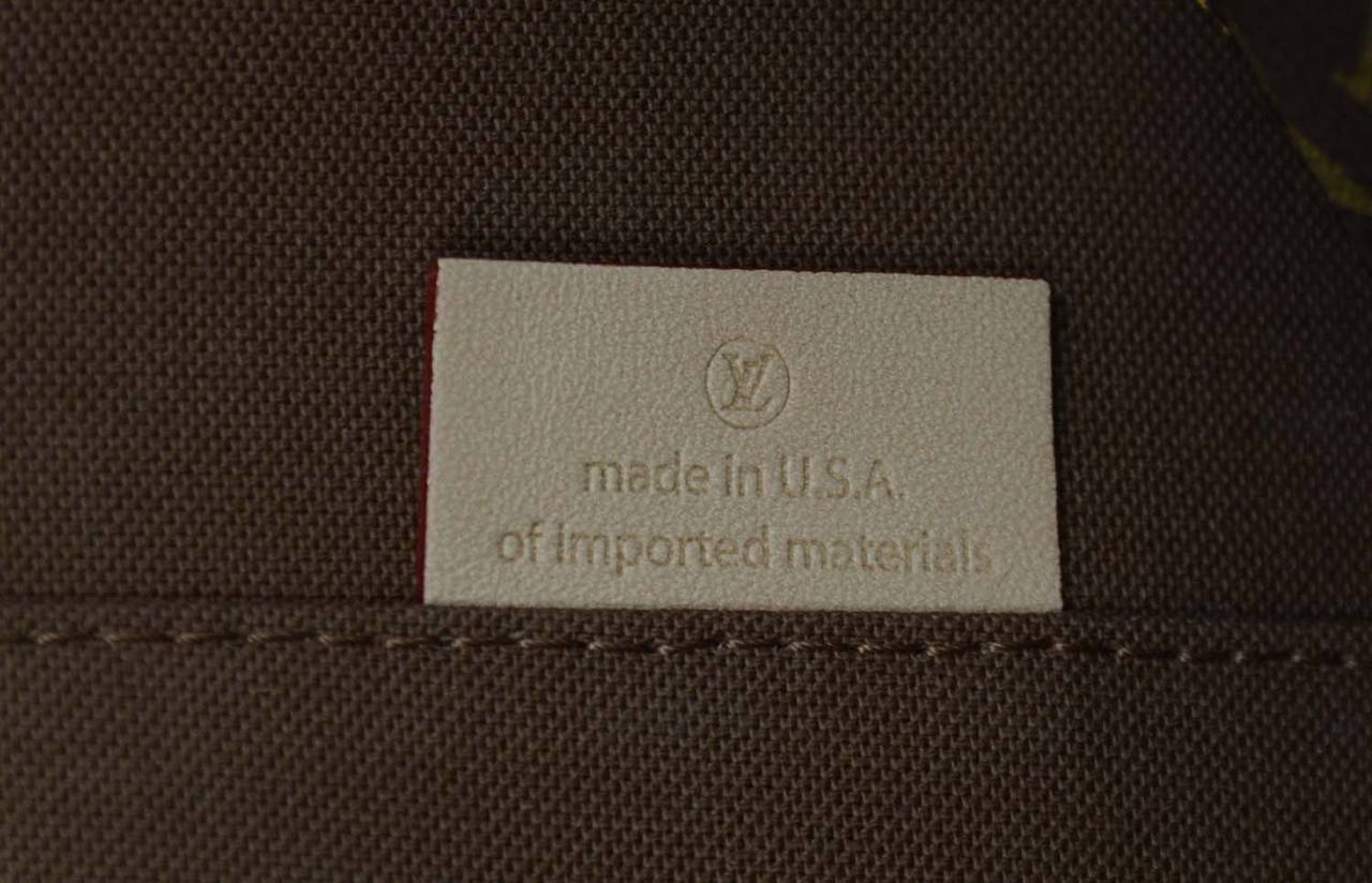 LOUIS VUITTON 2015 Coated Canvas Alma MM Bag rt $1, 810 4