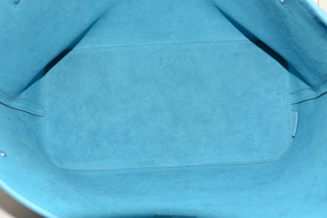 LOUIS VUITTON 2013 Teal Epi Leather Neverfull MM Tote Bag rt $2, 050 2