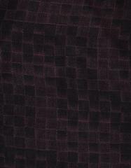 Louis Vuitton Burgundy Check Print Cashmere & Silk Scarf