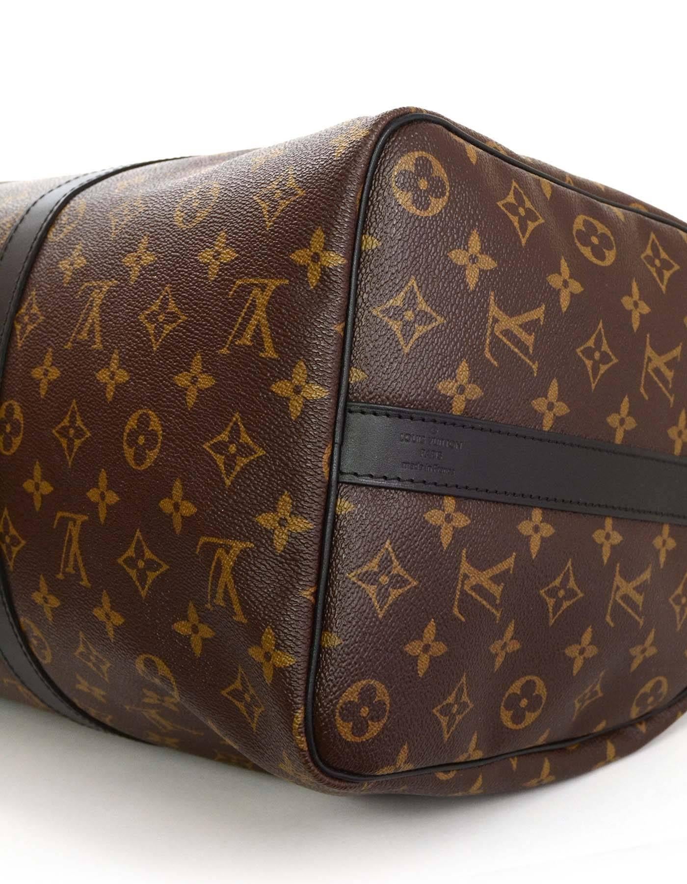 Louis Vuitton Monogram Keepall Bandouliere 45 Luggage SHW In Excellent Condition In New York, NY