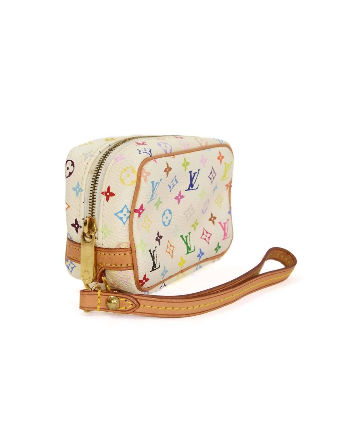 Louis Vuitton Multi-Colored &#39;Wapity&#39; Case Wristlet GHW For Sale at 1stdibs