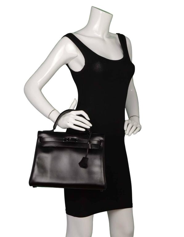hermes kelly so black 32cm