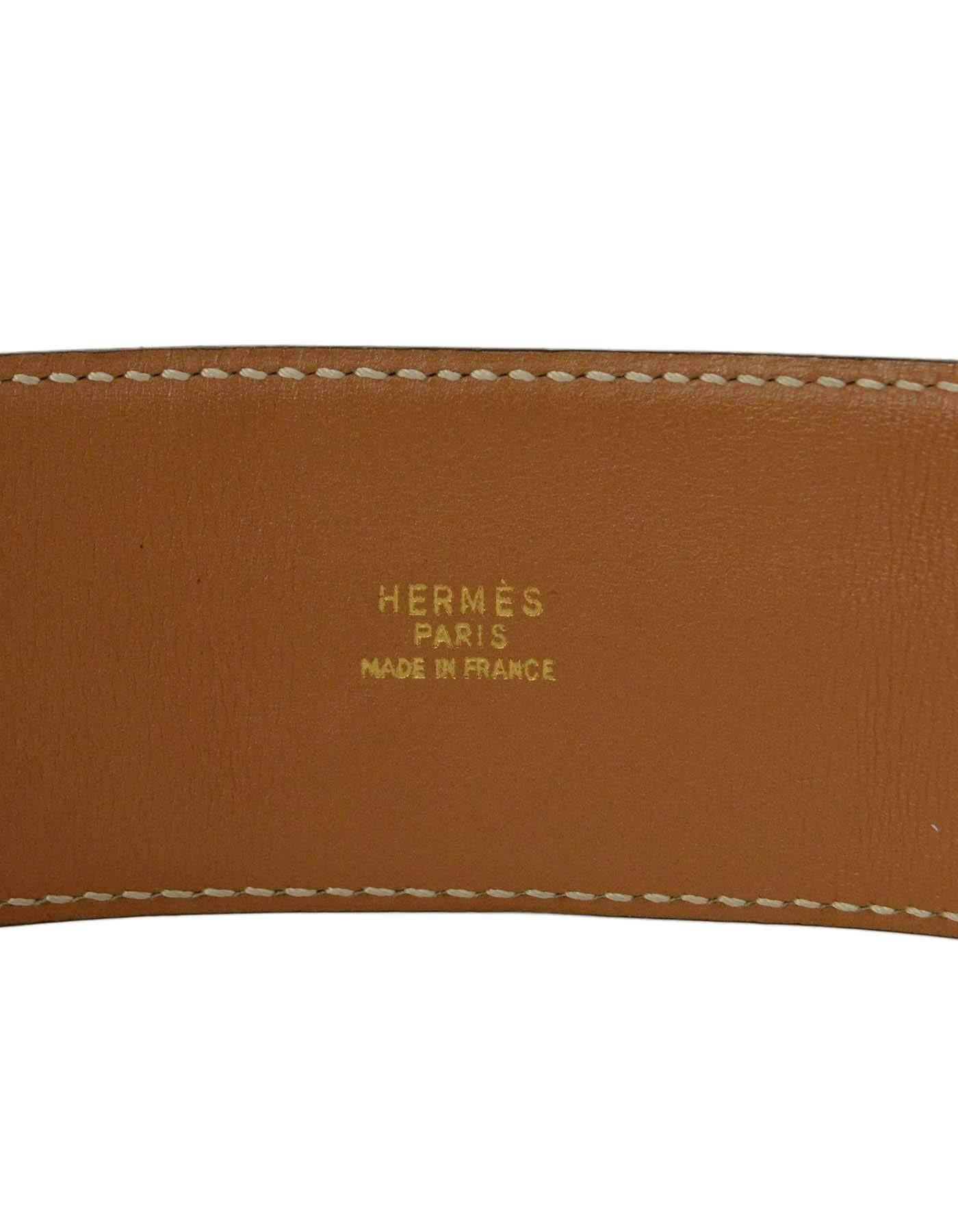 Hermes Vintage '92 Black Leather Medor Collier De Chien CDC Belt sz 75 GHW In Excellent Condition In New York, NY