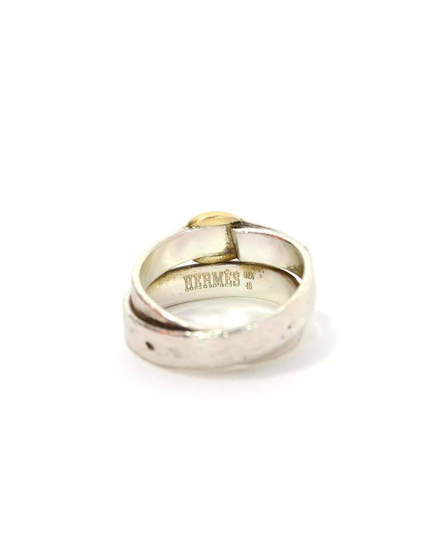 hermes buckle ring