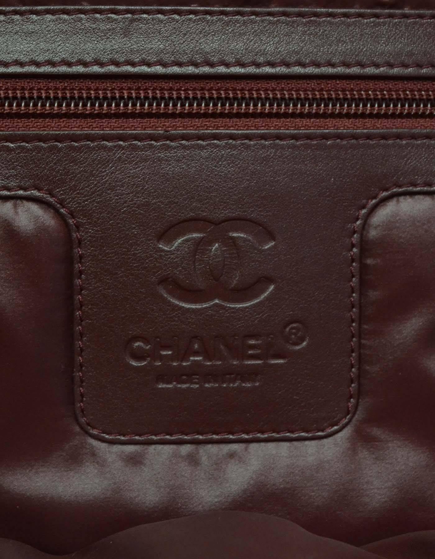 Women's or Men's Chanel Black Coco Cocoon Quilted Trolley Luggage Wheely