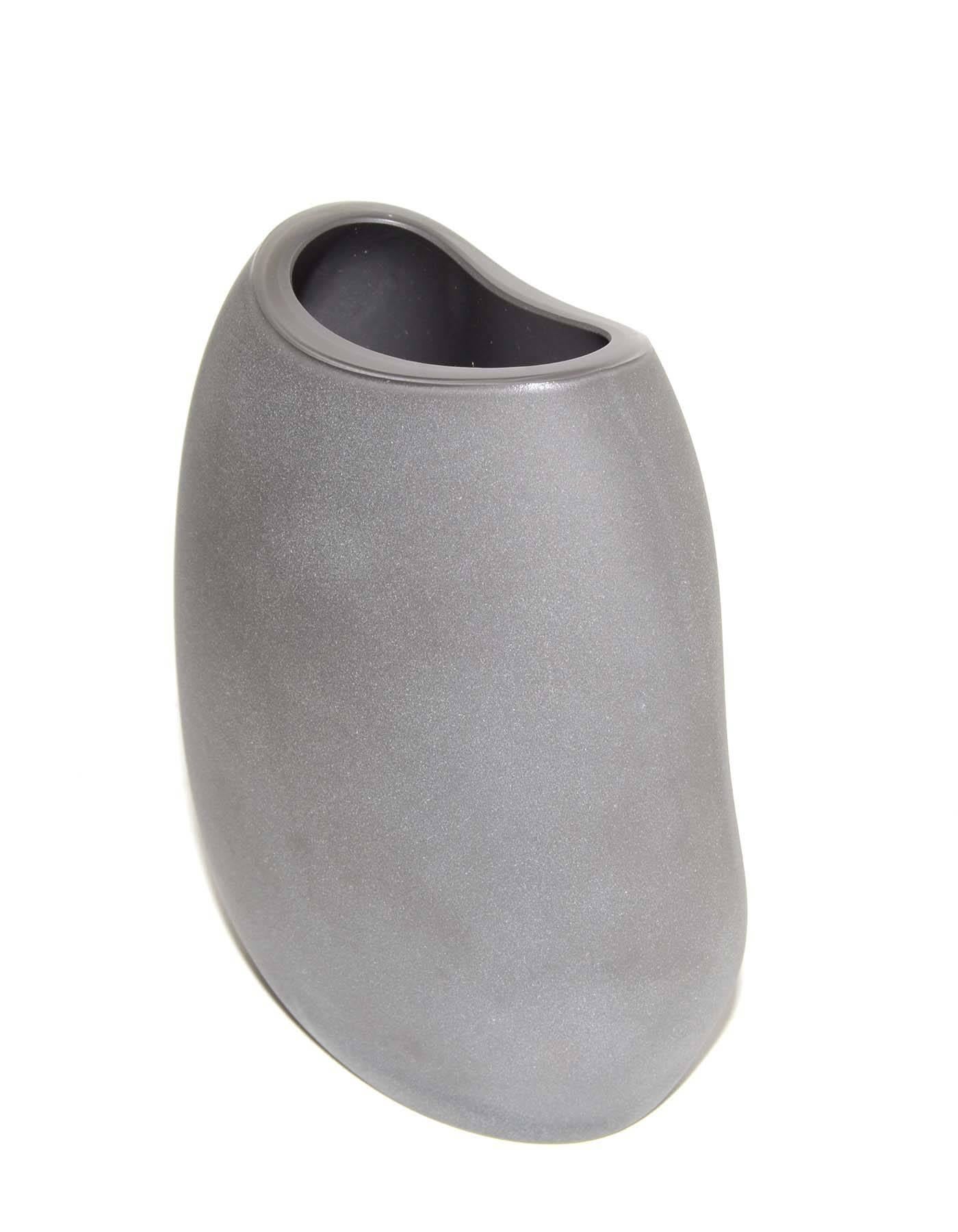 Gray Hermes Small Grey Ceramic Vase