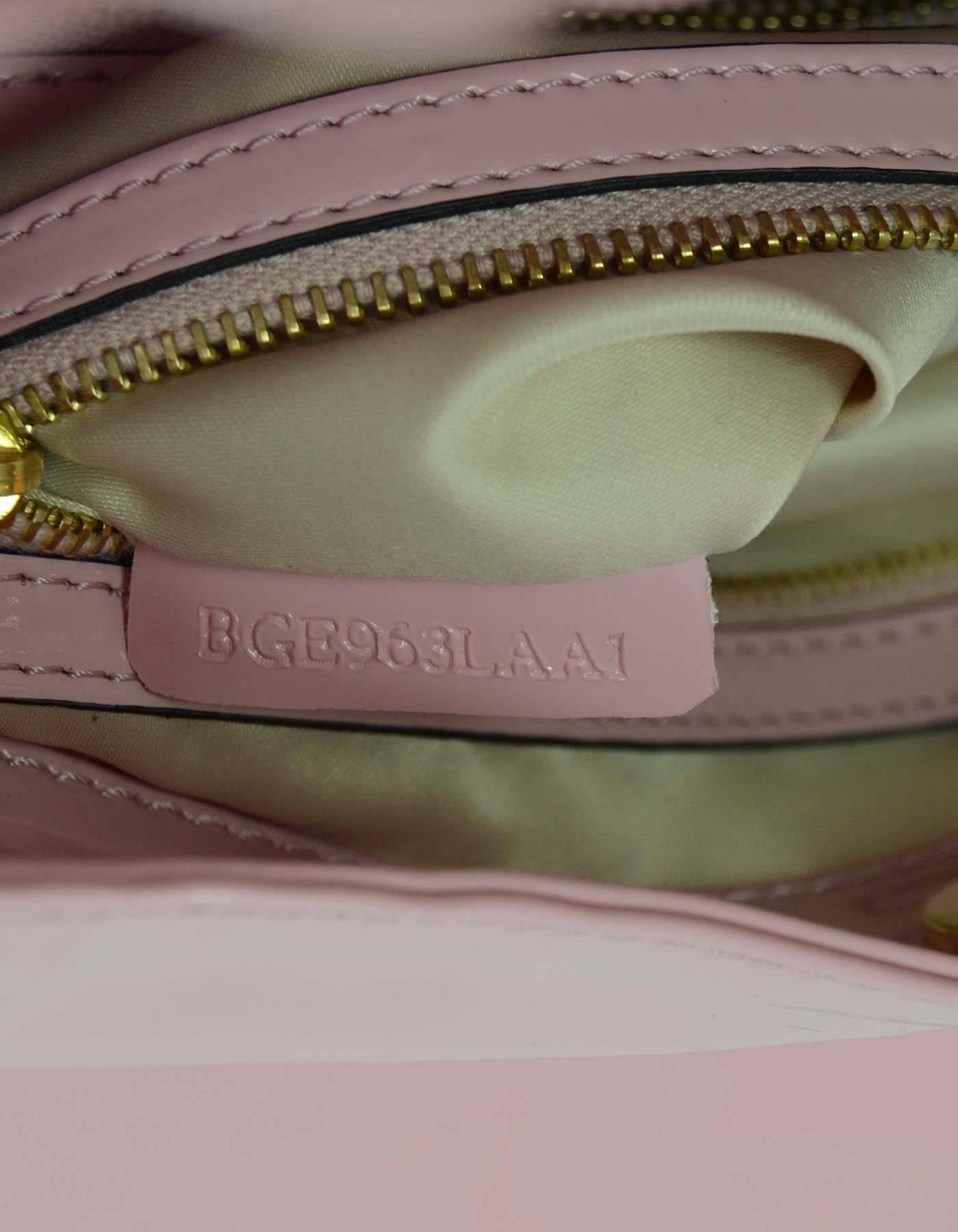 Women's Valentino Pink Patent Large Nuage Bow Shoulder Tote Bag