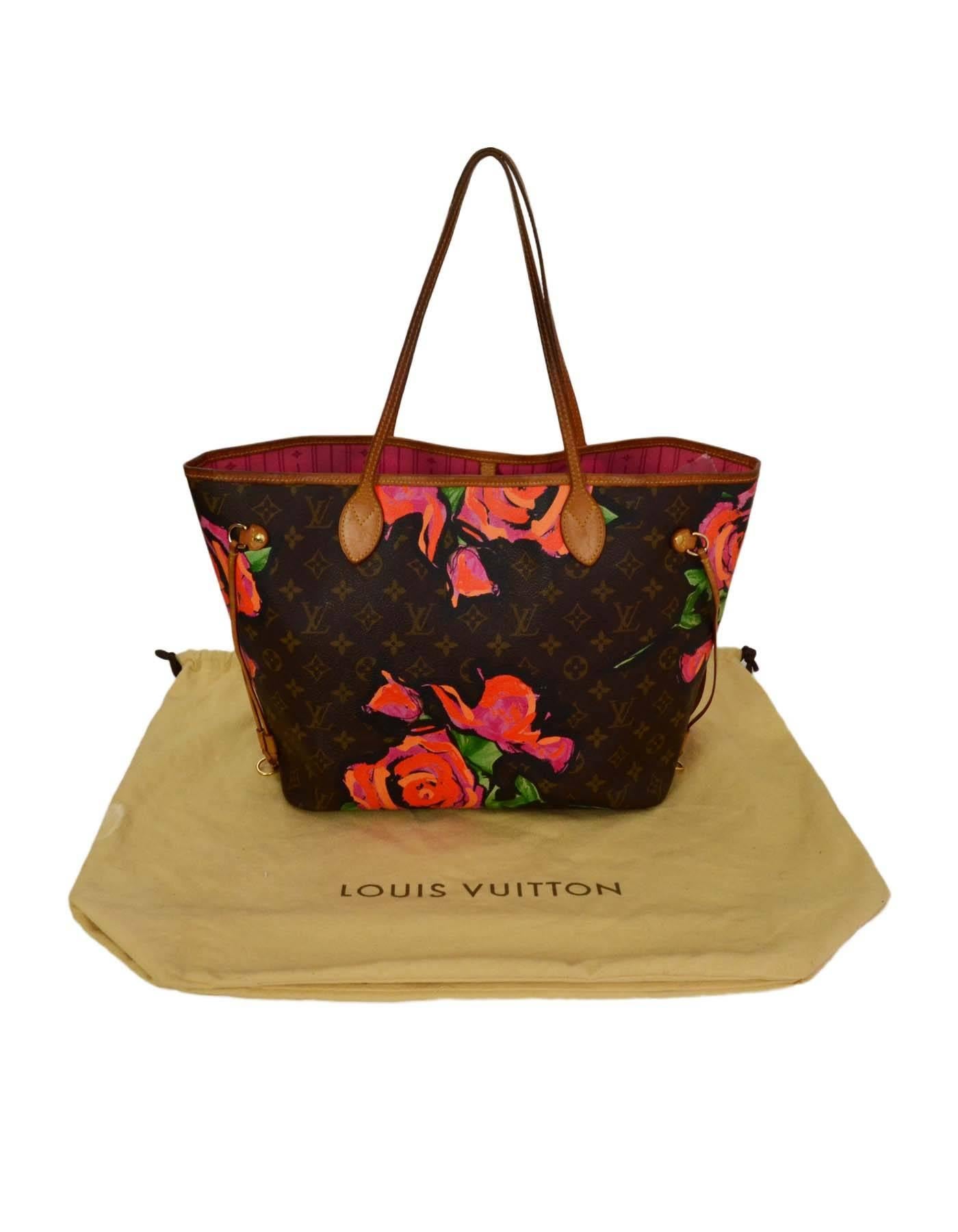 Louis Vuitton Ltd Edt Monograma Stephen Sprouse Roses Neverfull MM Bolso Tote 4