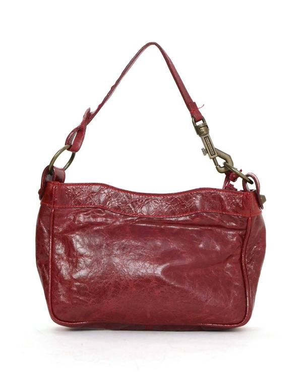 balenciaga red clutch