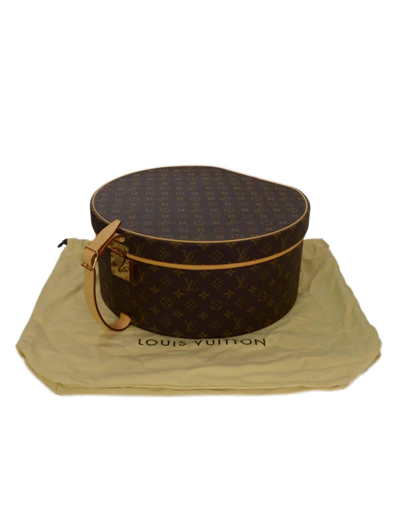 Louis Vuitton Monogram 40cm Boite Chapeaux Ronde Hat Box GHW 1