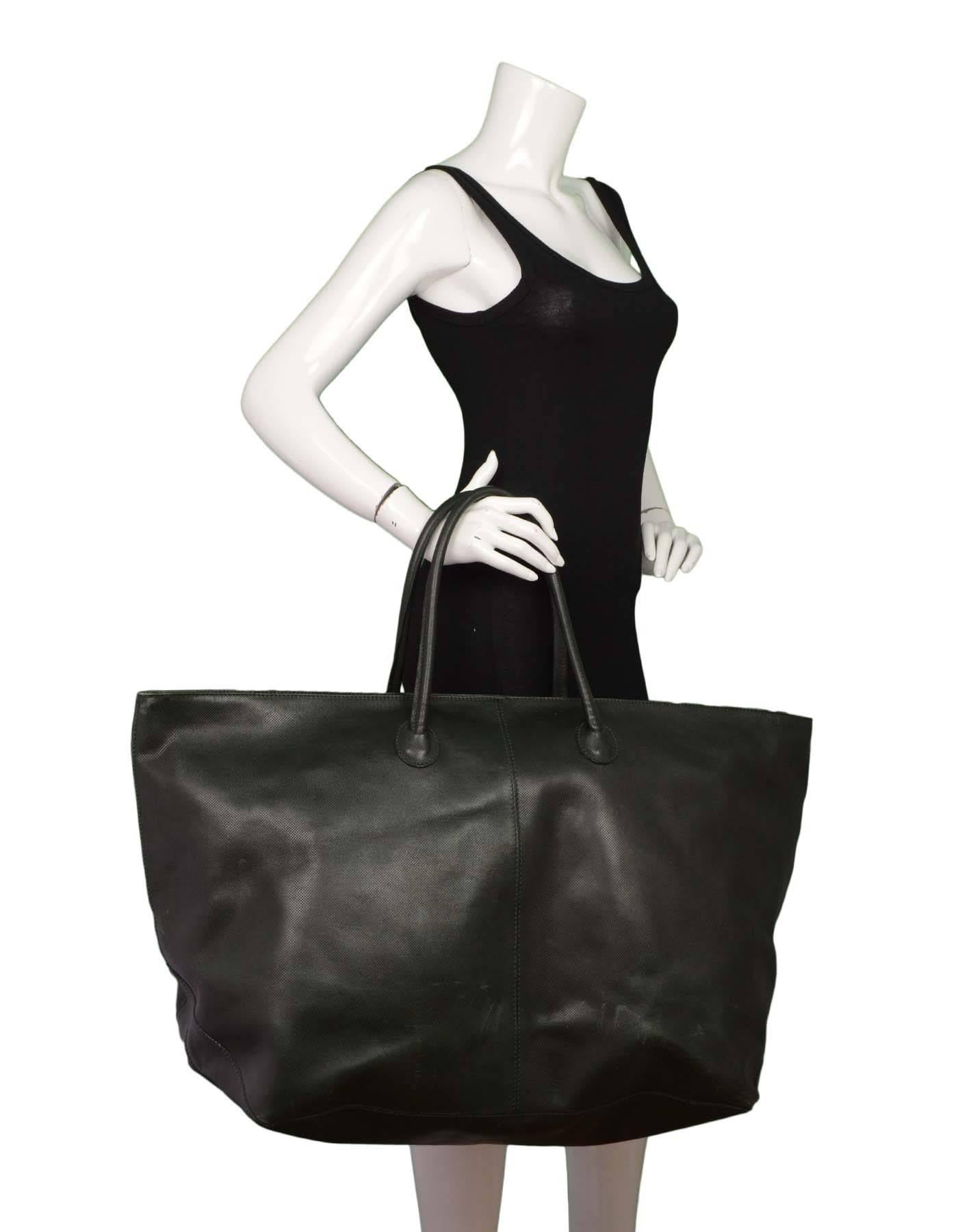 Bottega Veneta Vintage Forest Green Leather XL Weekend Tote Bag 4