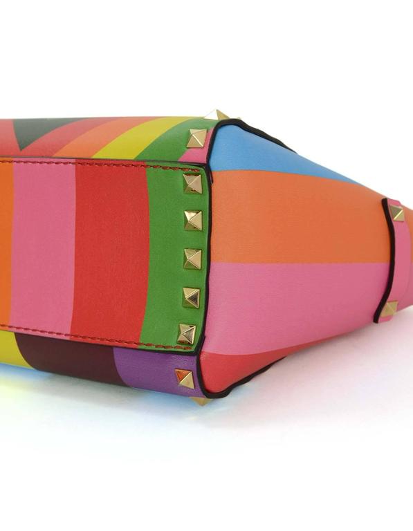 Valentino Multi-Colored Rainbow Micro Mini Rockstud Crossbody Bag GHW rt. $2,175 For Sale at 1stdibs