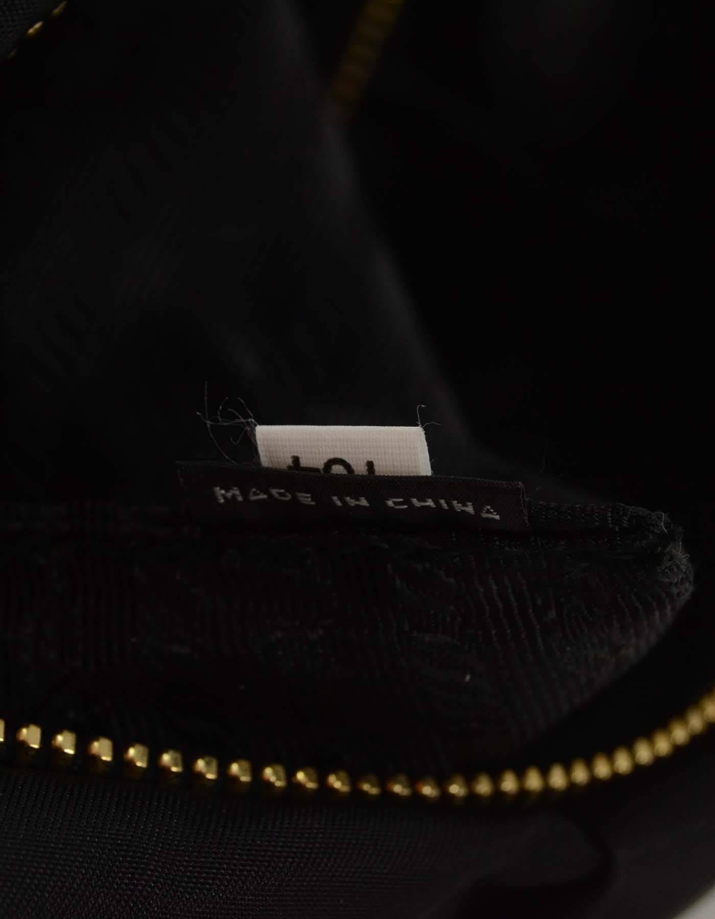 Prada Black Nylon Shoulder Bag GHW 4