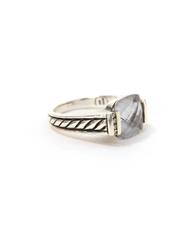 David Yurman Sterling Stone & Diamond Ring sz 7