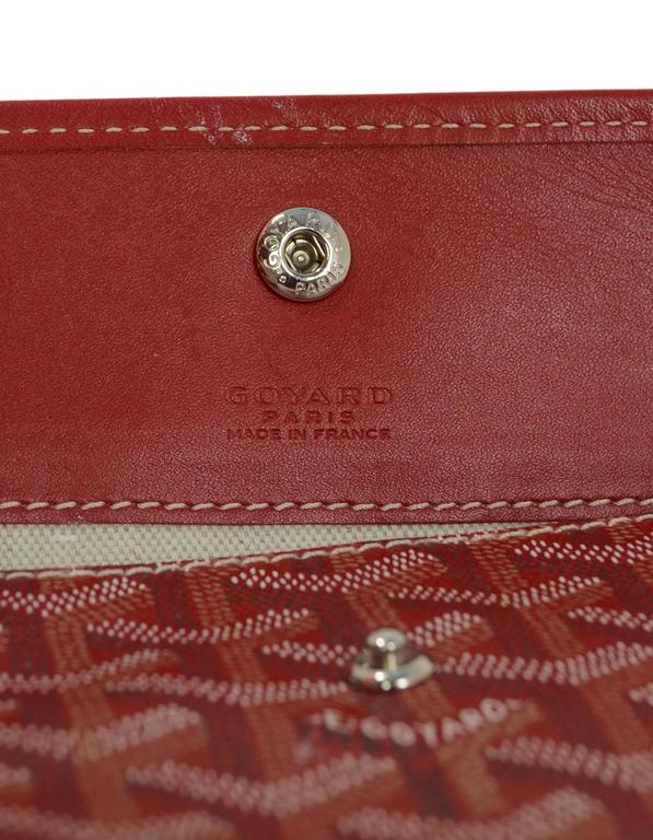 Goyard Red St. Louis MM Tote Bag For Sale at 1stDibs