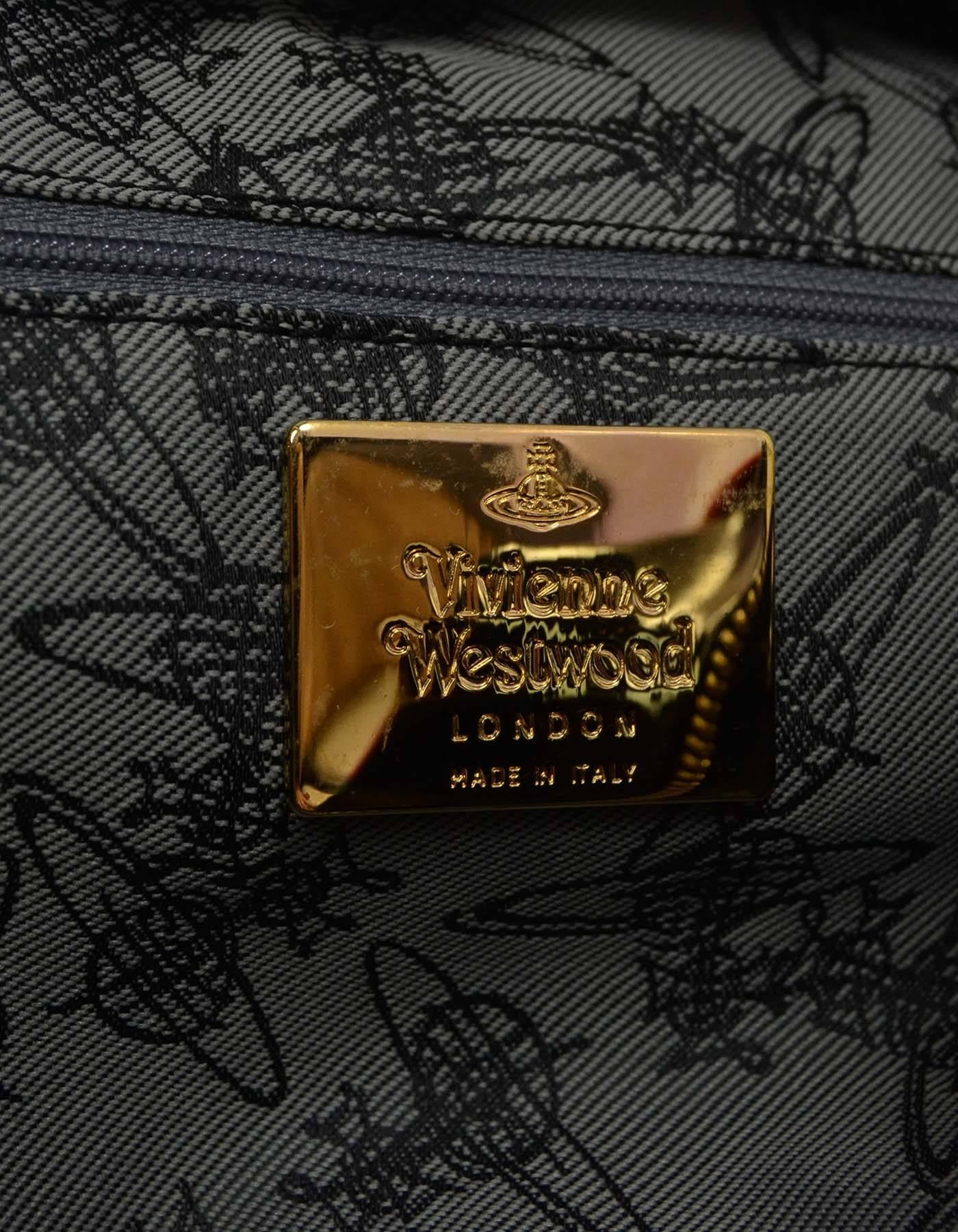 Vivienne Westwood Plaid Bedrock Tartan Shoulder Bag GHW In Excellent Condition In New York, NY