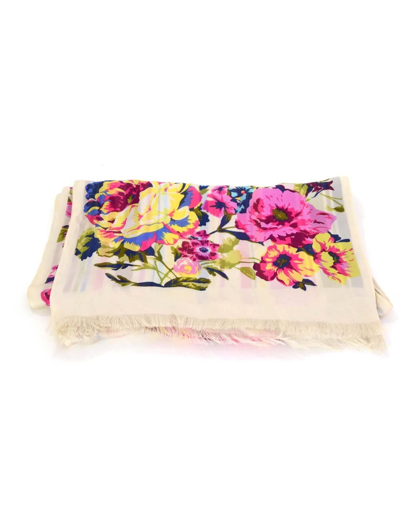 kenzo floral scarf