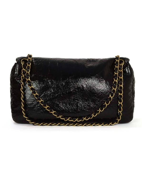 Chanel Vinyl Small Rock and Chain CC Flap Bag GHW For Sale at 1stDibs