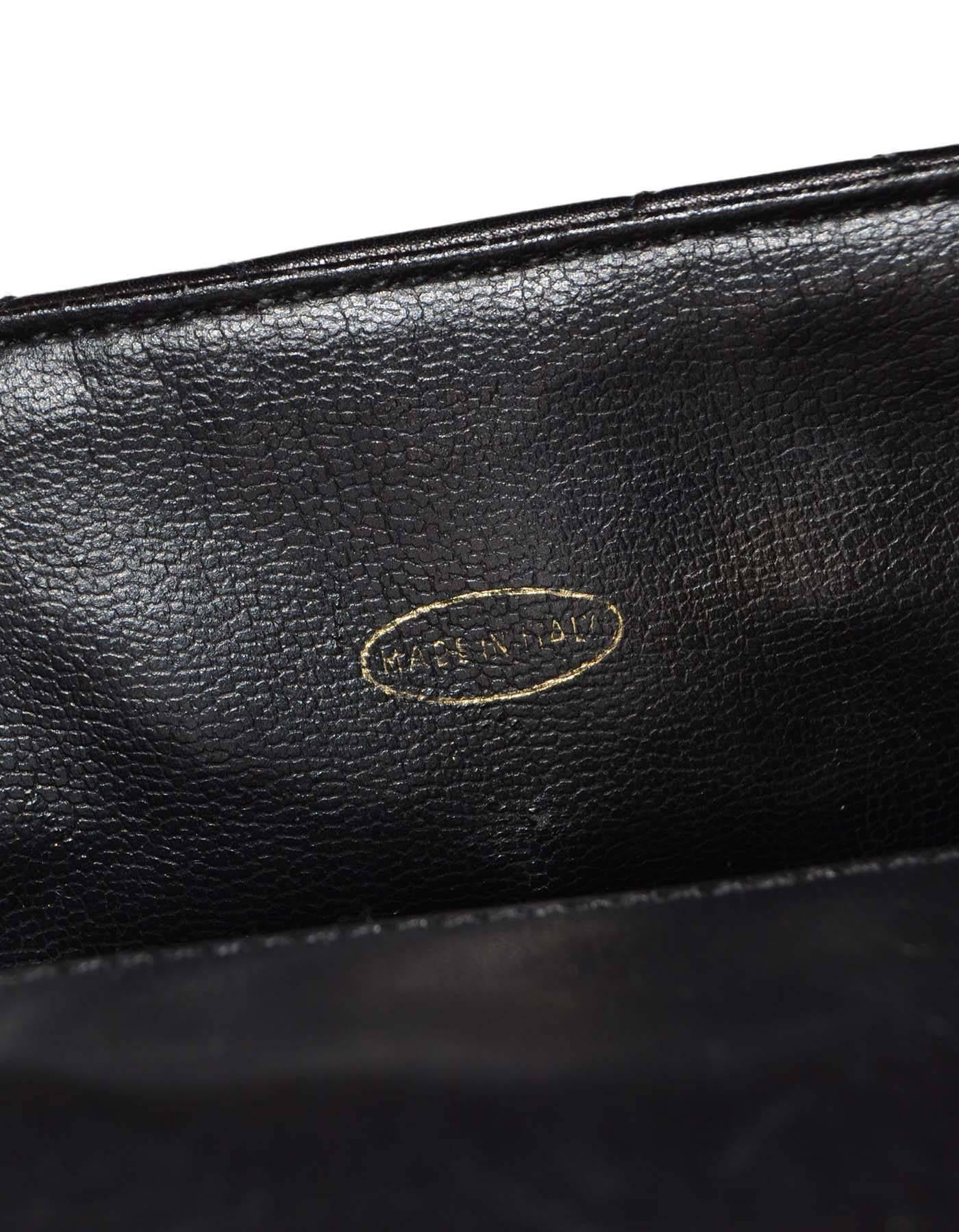 Chanel Black Quilted Flap Belt Bag sz 75 GHW 5