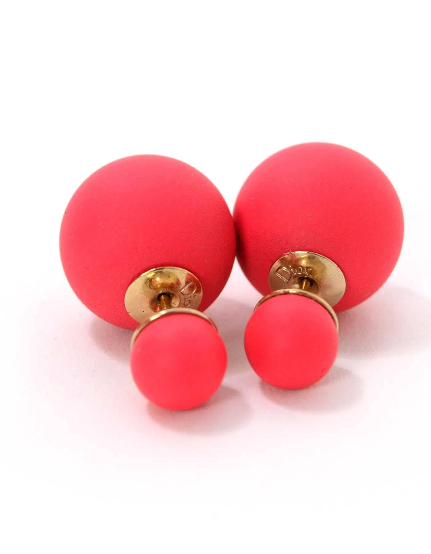 dior tribales earrings pink