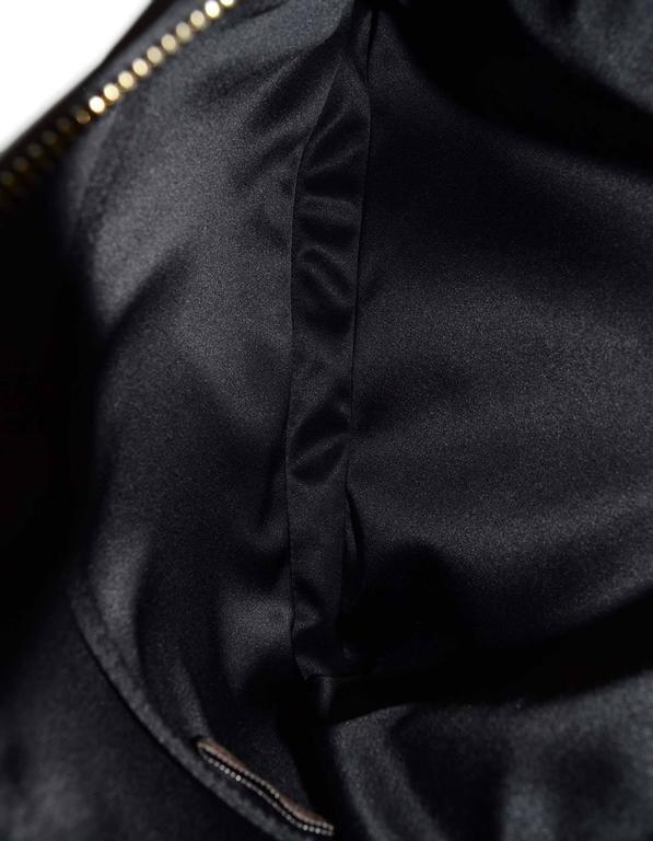 Charlotte Olympia Black Satin 'Cat Nap' Eye Mask and Clutch Set For