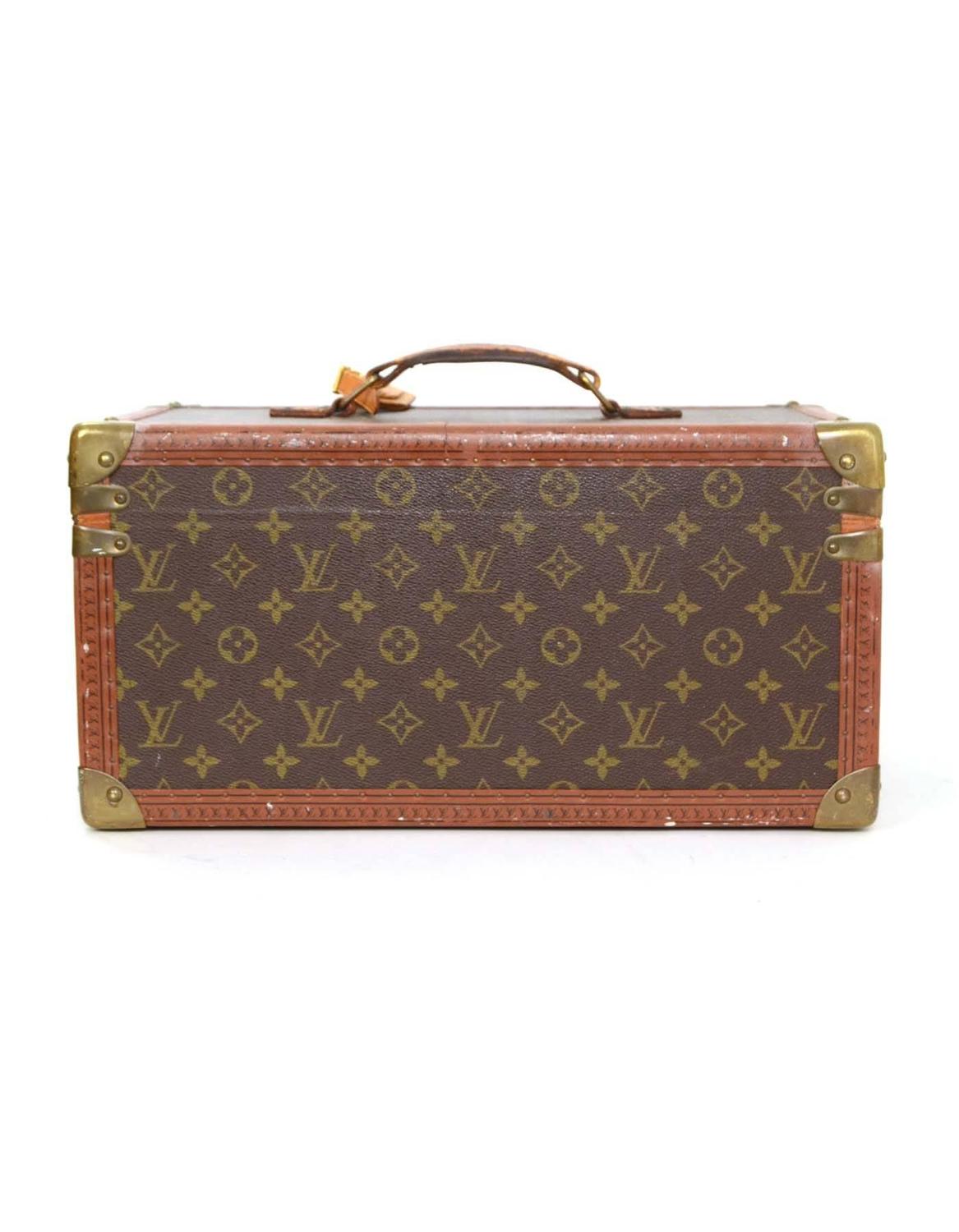 Louis Vuitton Vintage Monogram Beauty/Travel Case BHW For Sale at 1stdibs