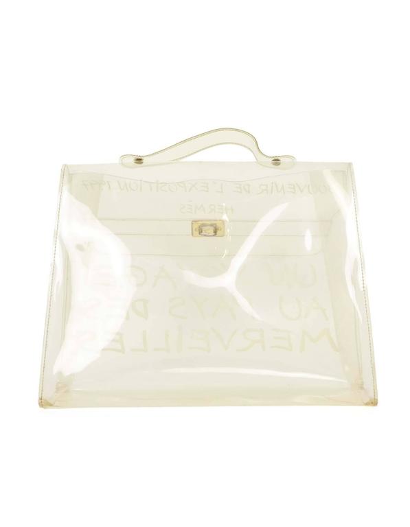 hermes plastic bag