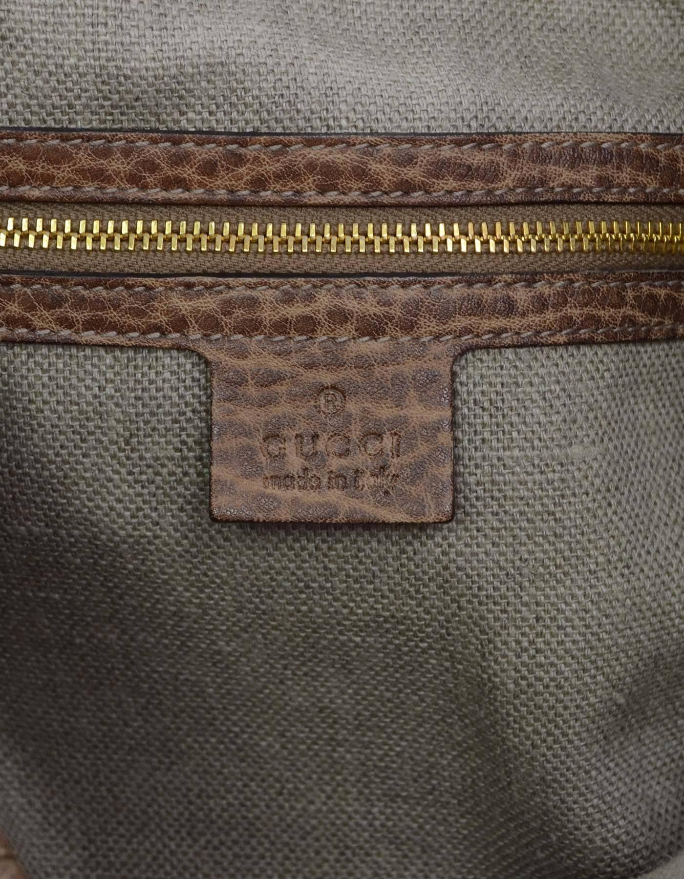 Gucci Tan Gucissima Extra Large New Jackie Shoulder Bag GHW 1