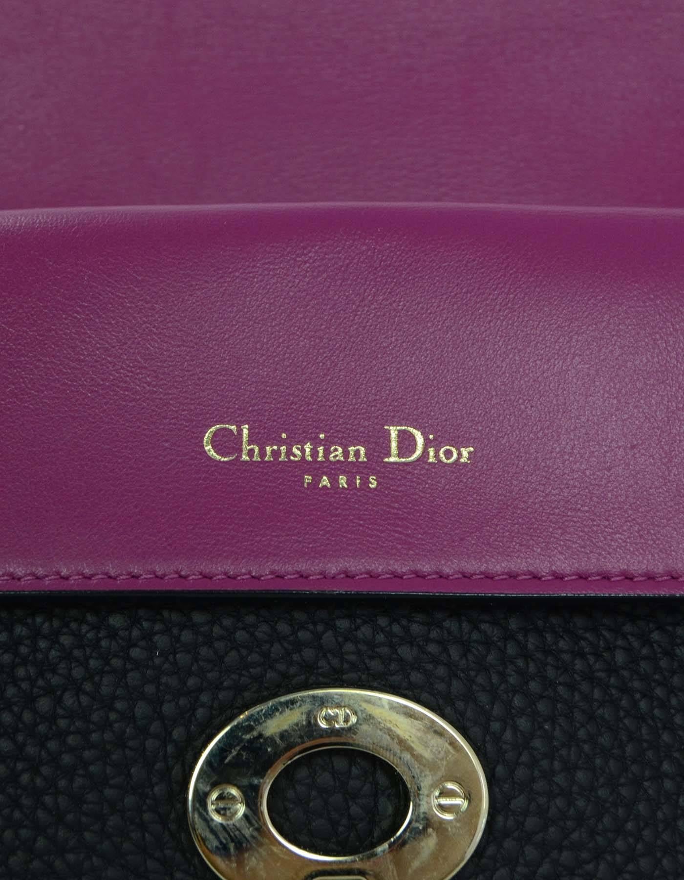Christian Dior Black Leather Small Be Dior Bag GHW rt. $4, 400 2