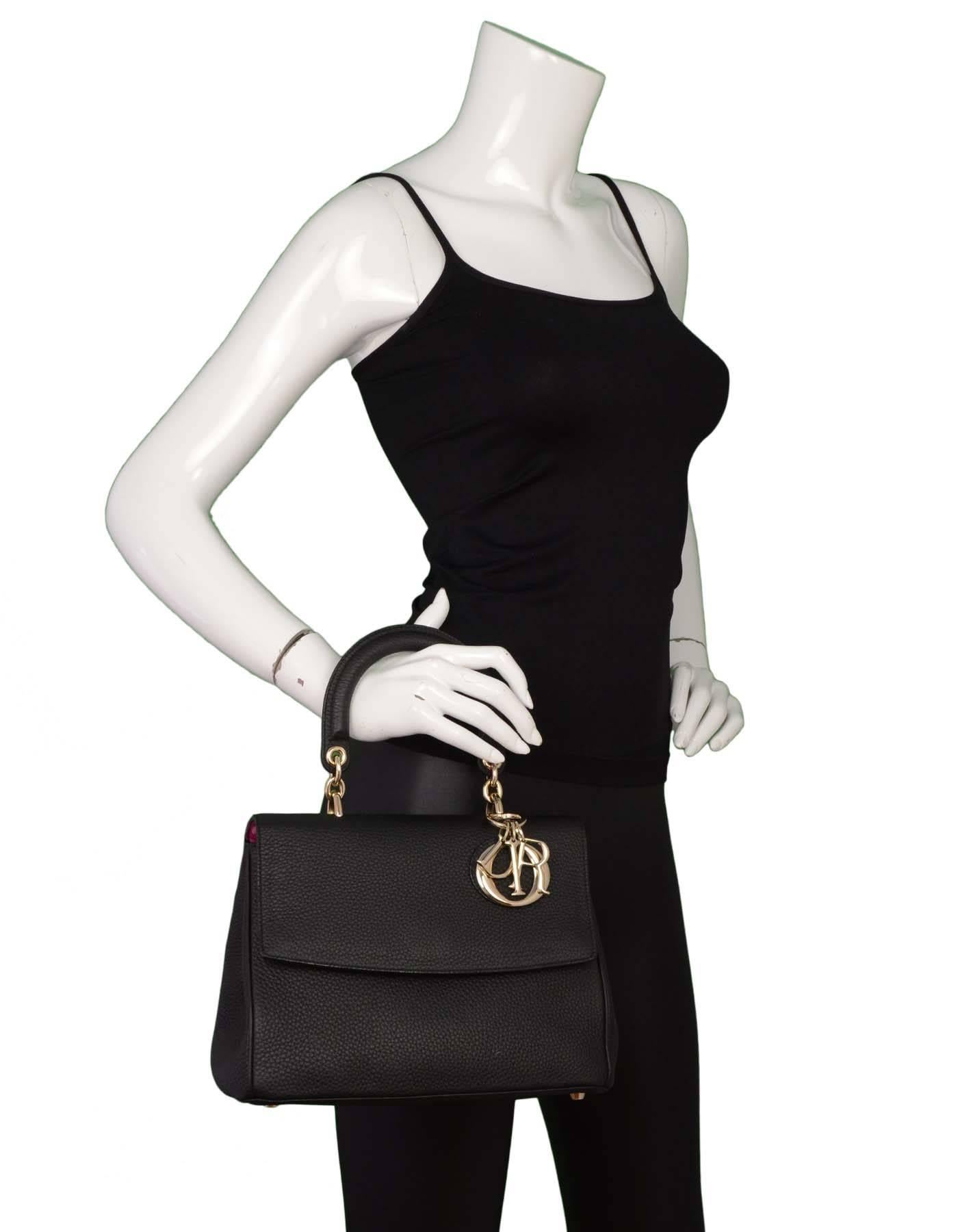 Christian Dior Black Leather Small Be Dior Bag GHW rt. $4, 400 4