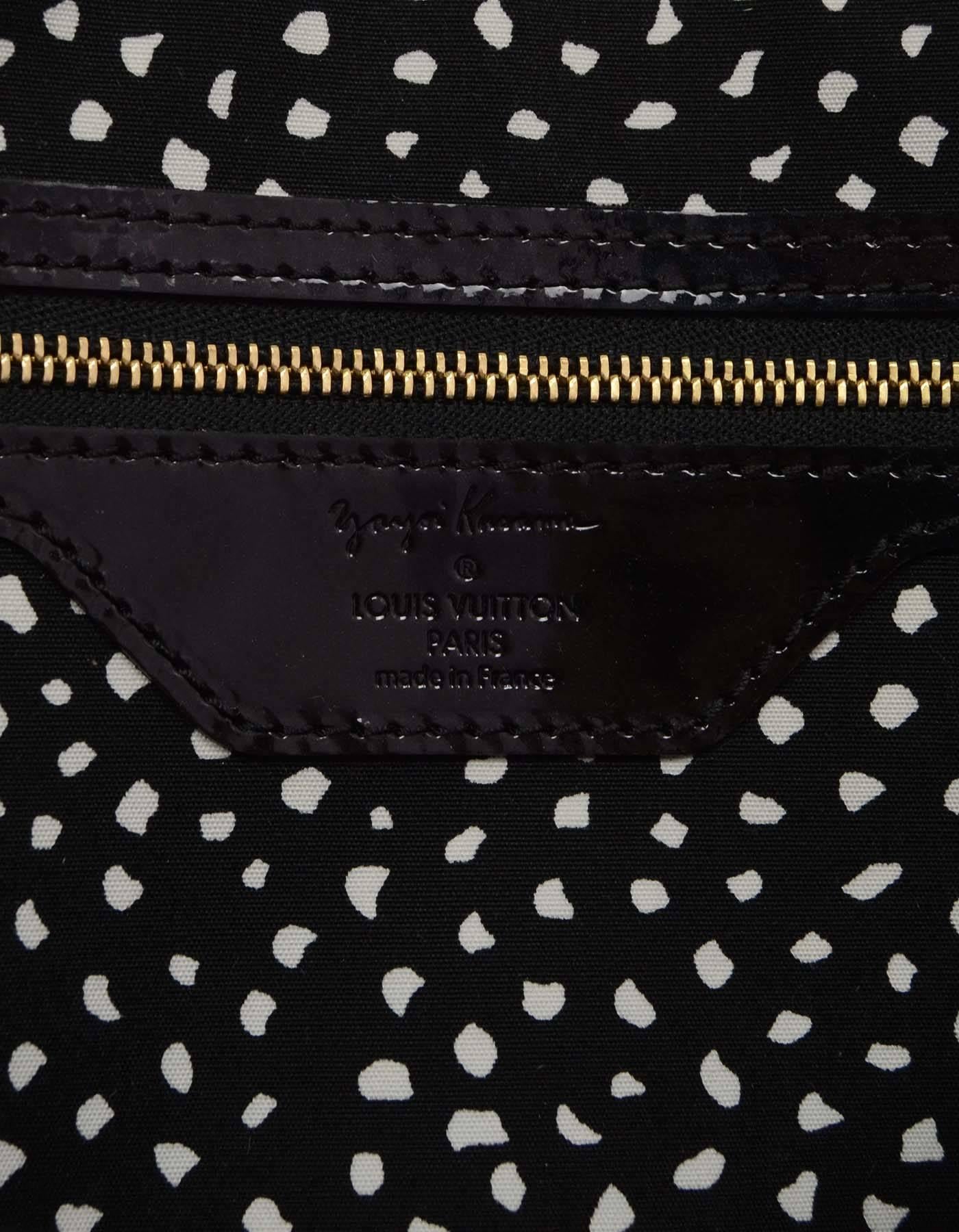 Louis Vuitton Rare Yayoi Kusama Dots Infinity Vernis Lockit MM Bag GHW 1