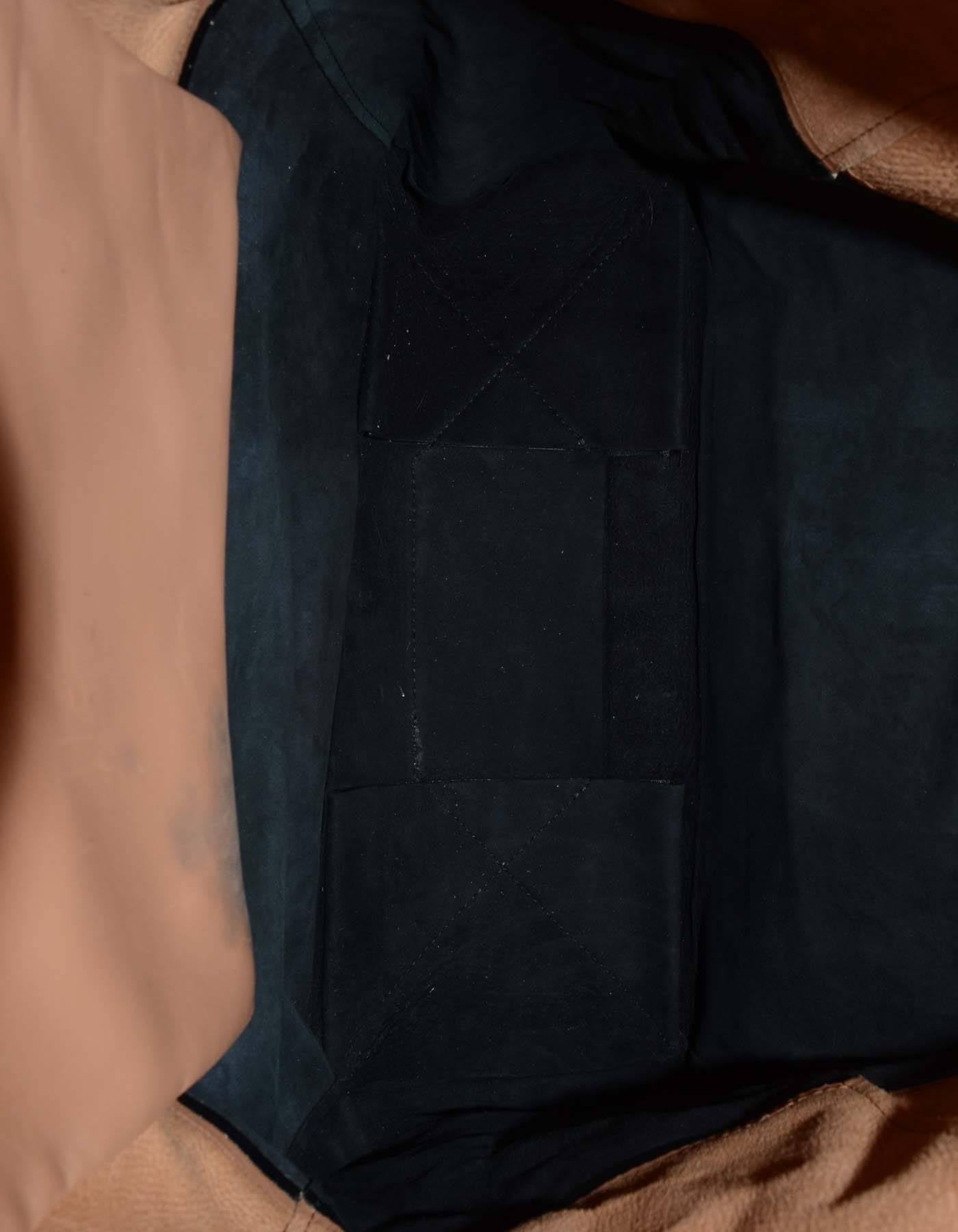 Women's Celine Black & Tan Leather Bi-Cabas Tote rt. $1, 290