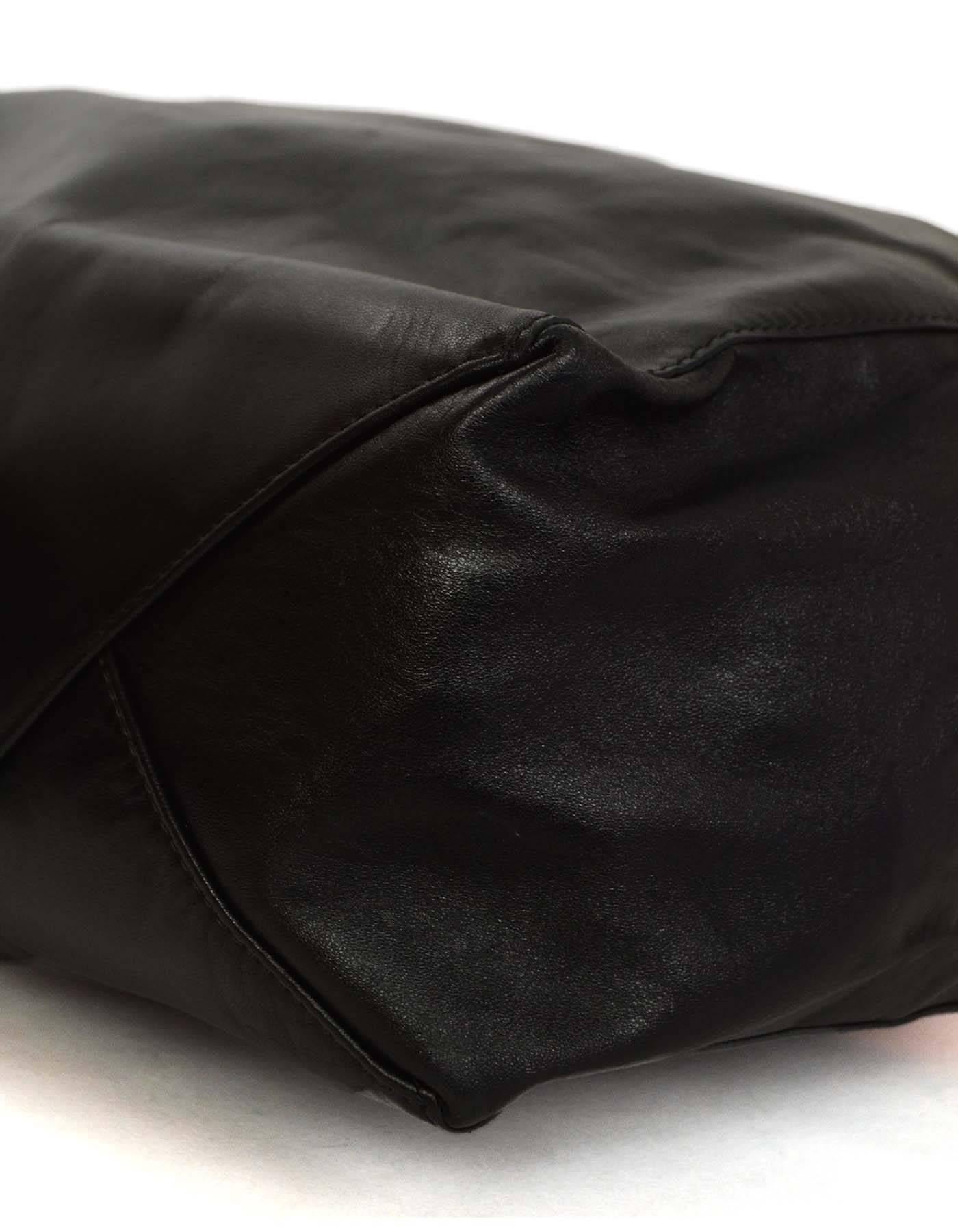 Beige Celine Black & Tan Leather Bi-Cabas Tote rt. $1, 290