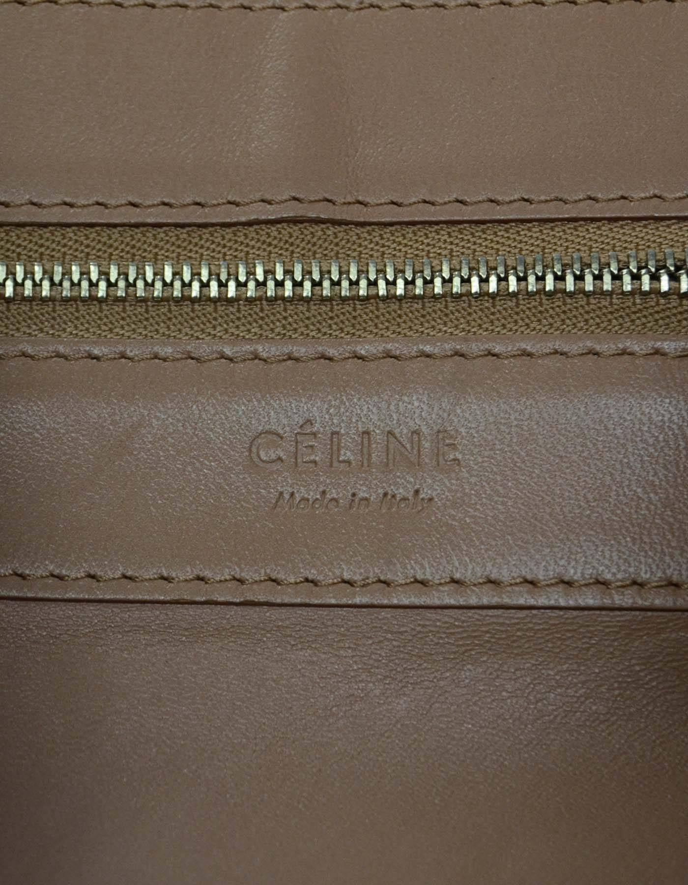 Celine Black & Tan Leather Bi-Cabas Tote rt. $1, 290 2